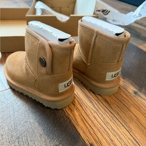 UGG Kids Brown Suede Boots